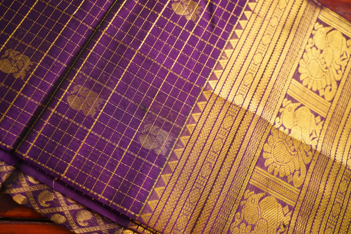 Kanchi Handloom Silk Cotton Saree PC17793