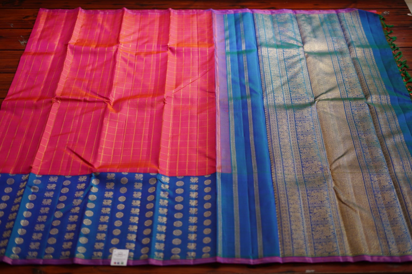Pure Kanchi Silk Saree PC12101