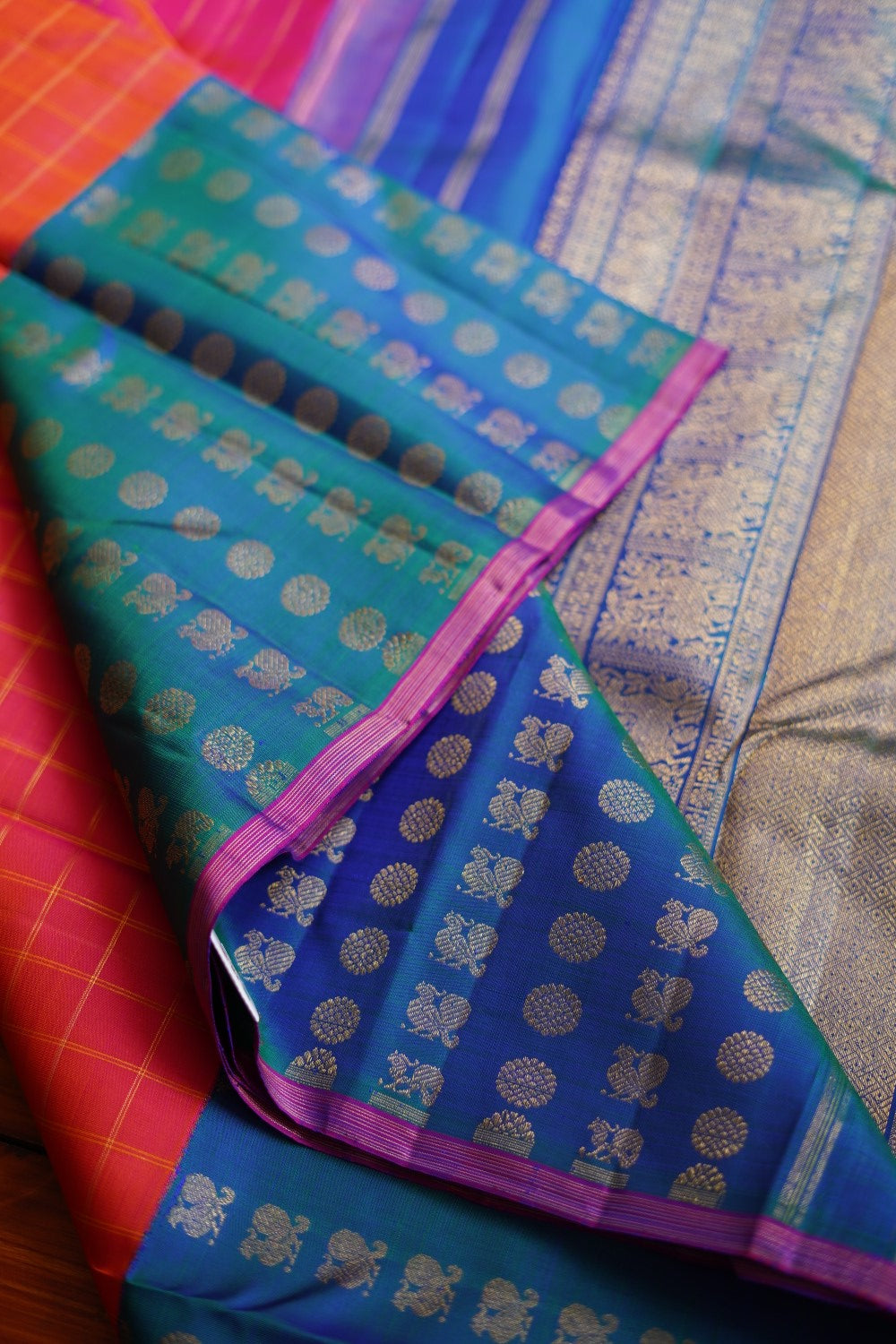 Pure Kanchi Silk Saree PC12101
