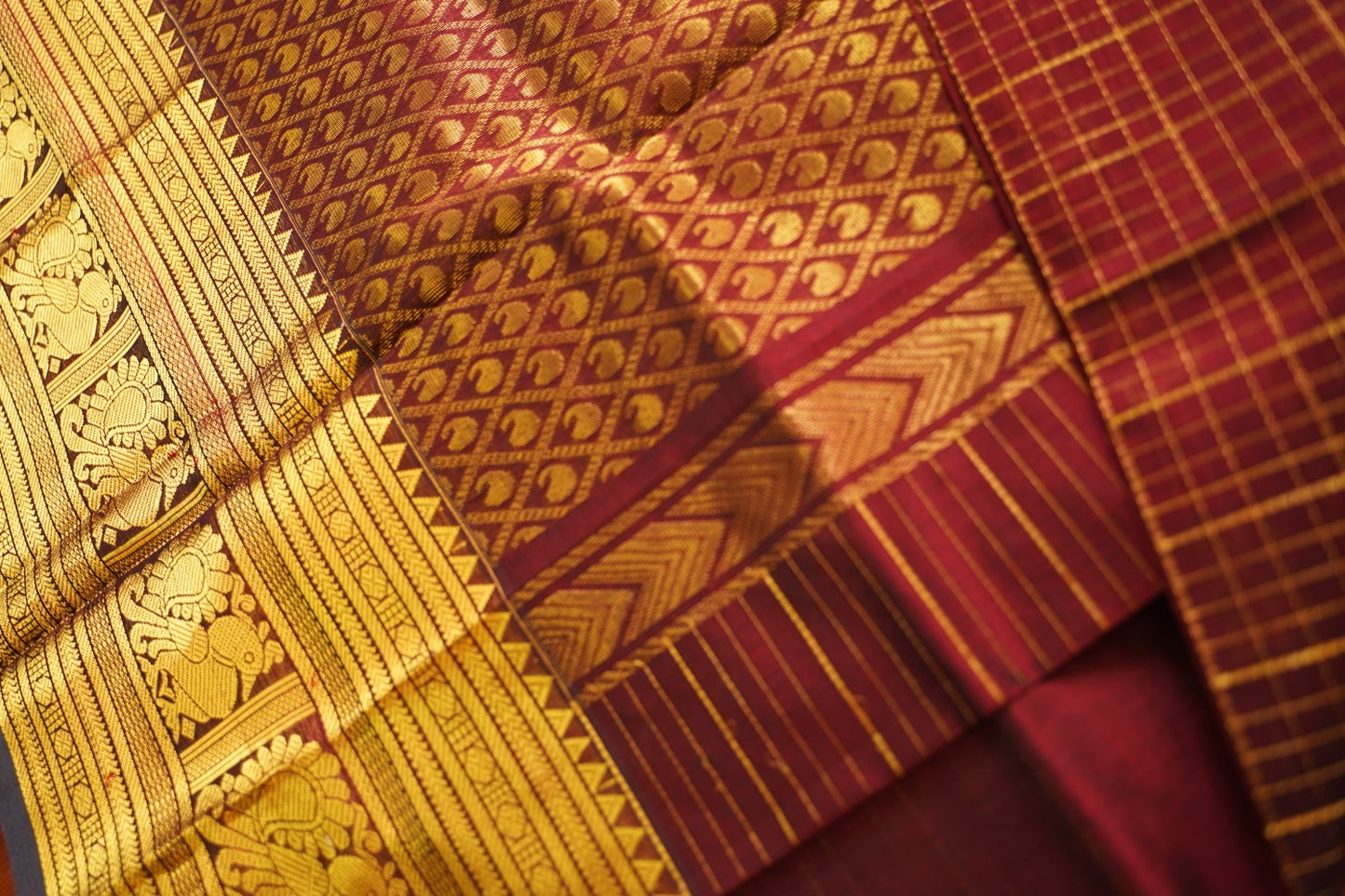 Kanchi Handloom Silk Cotton Saree PC17795