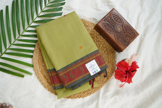 Kanchi handloom Cotton Saree PC15769