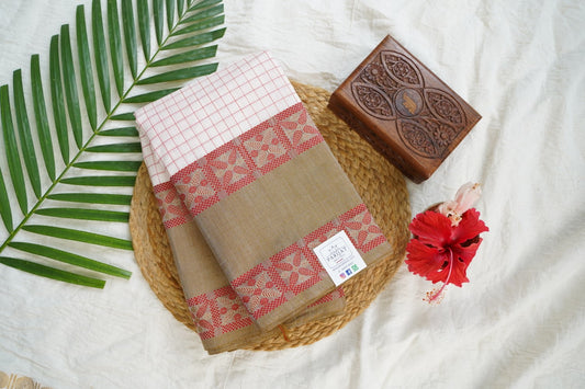 Kanchi handloom Cotton Saree PC15777