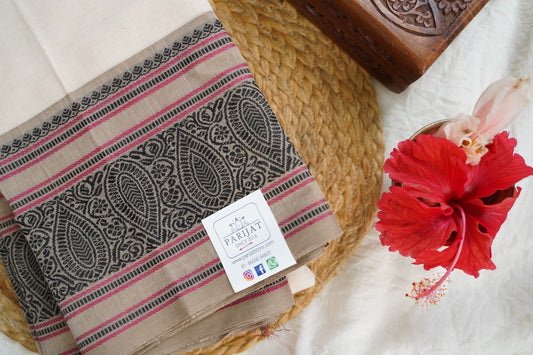 Kanchi handloom Cotton Saree PC15768