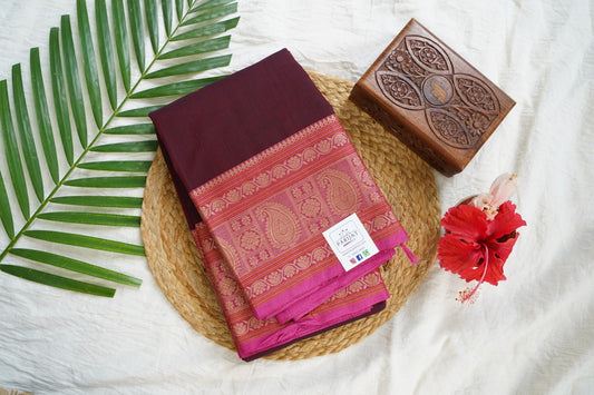 Kanchi handloom Cotton Saree PC15773