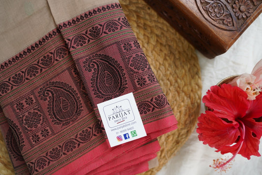 Kanchi handloom Cotton Saree PC15748