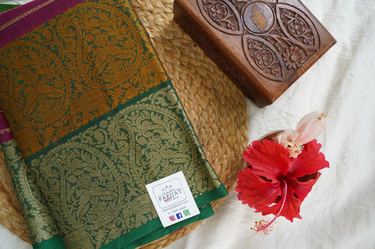 Kanchi handloom Cotton Saree PC15767