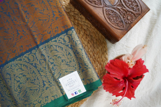 Kanchi handloom Cotton Saree PC15750