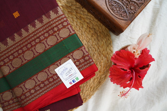 Kanchi handloom Cotton Saree PC15742