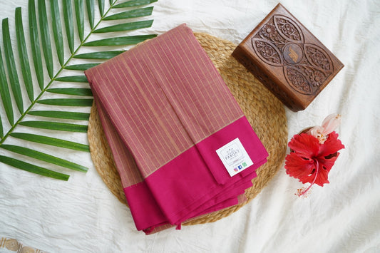 Kanchi handloom Cotton Saree PC15762