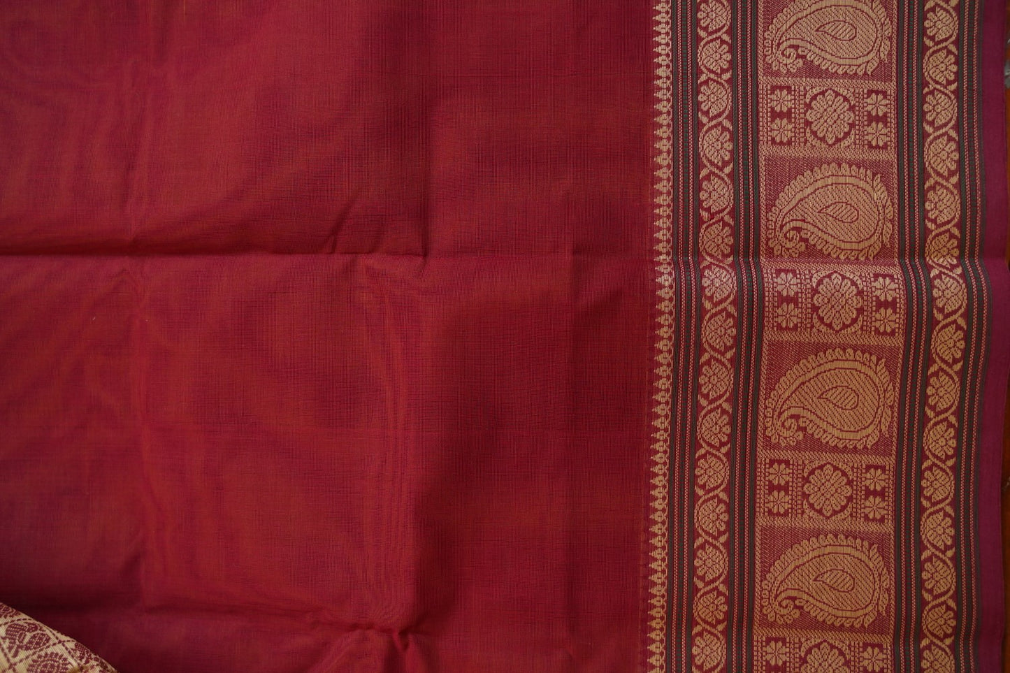 Kanchi handloom Cotton Saree PC15745