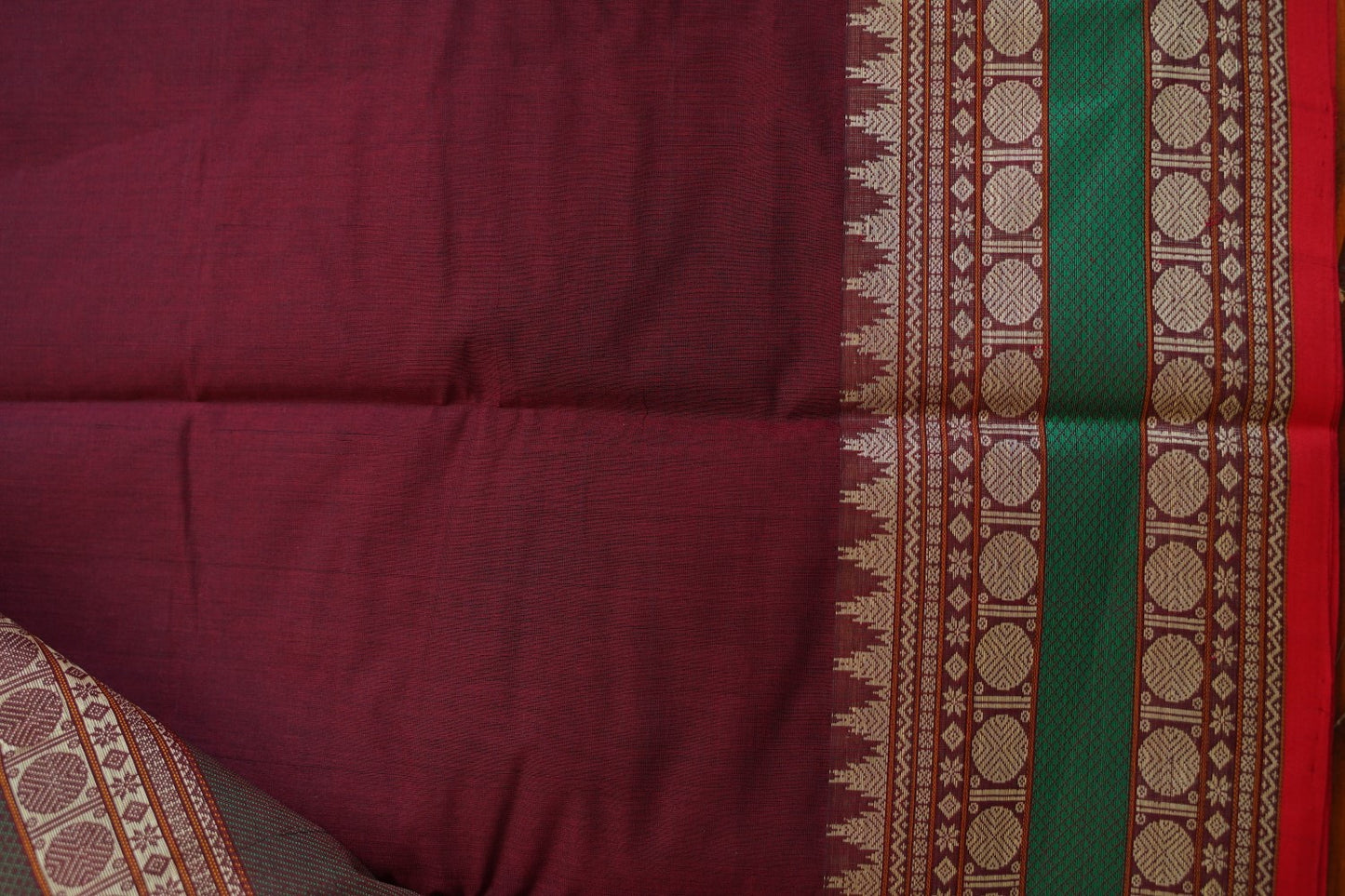 Kanchi handloom Cotton Saree PC15742