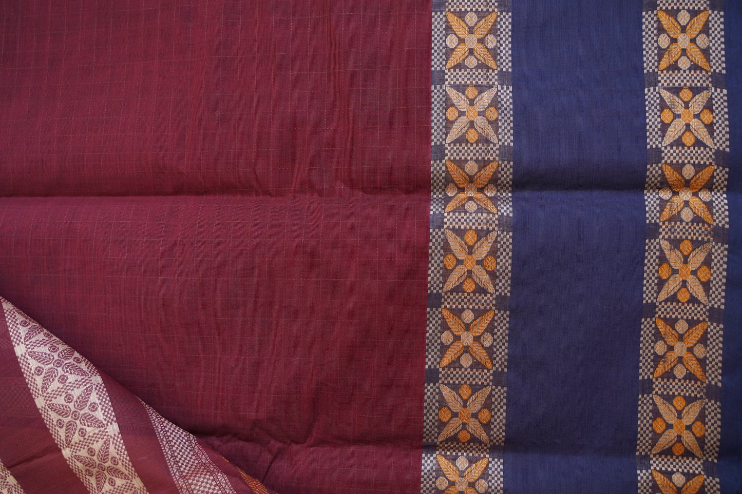 Kanchi handloom Cotton Saree PC15757