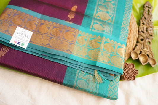 Kanchi Handloom Silk Cotton Saree PC17813