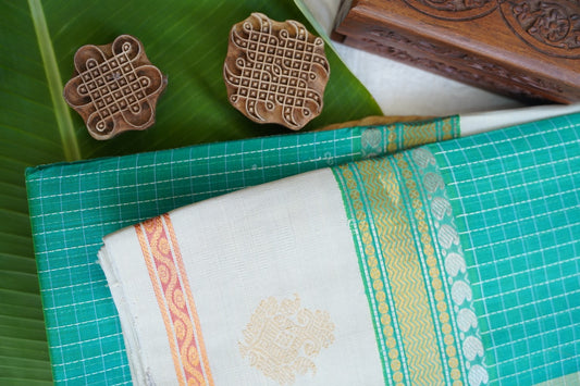 Kanchi Handloom Silk Cotton Saree PC17002