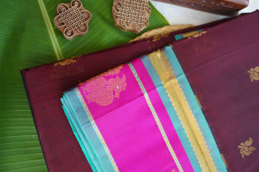Kanchi Handloom Silk Cotton Saree PC16997