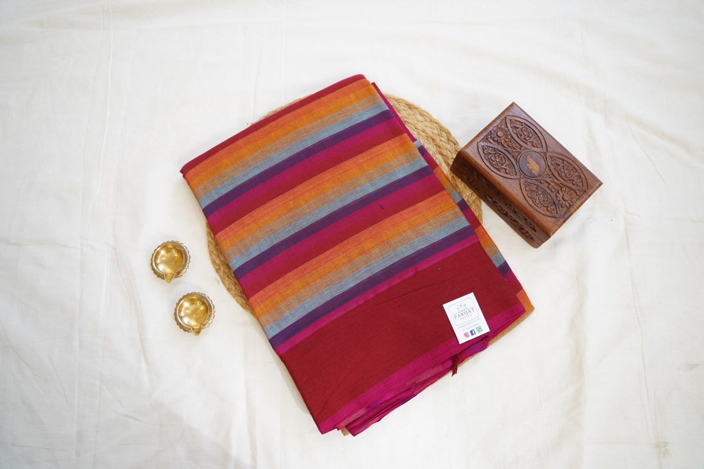 Handloom Cotton Saree PC14224
