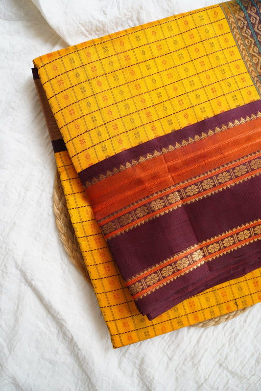 Kanchi Handloom Silk Cotton Saree-PC15725