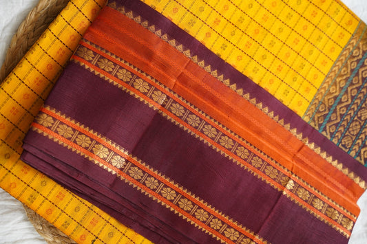 Kanchi Handloom Silk Cotton Saree-PC15725