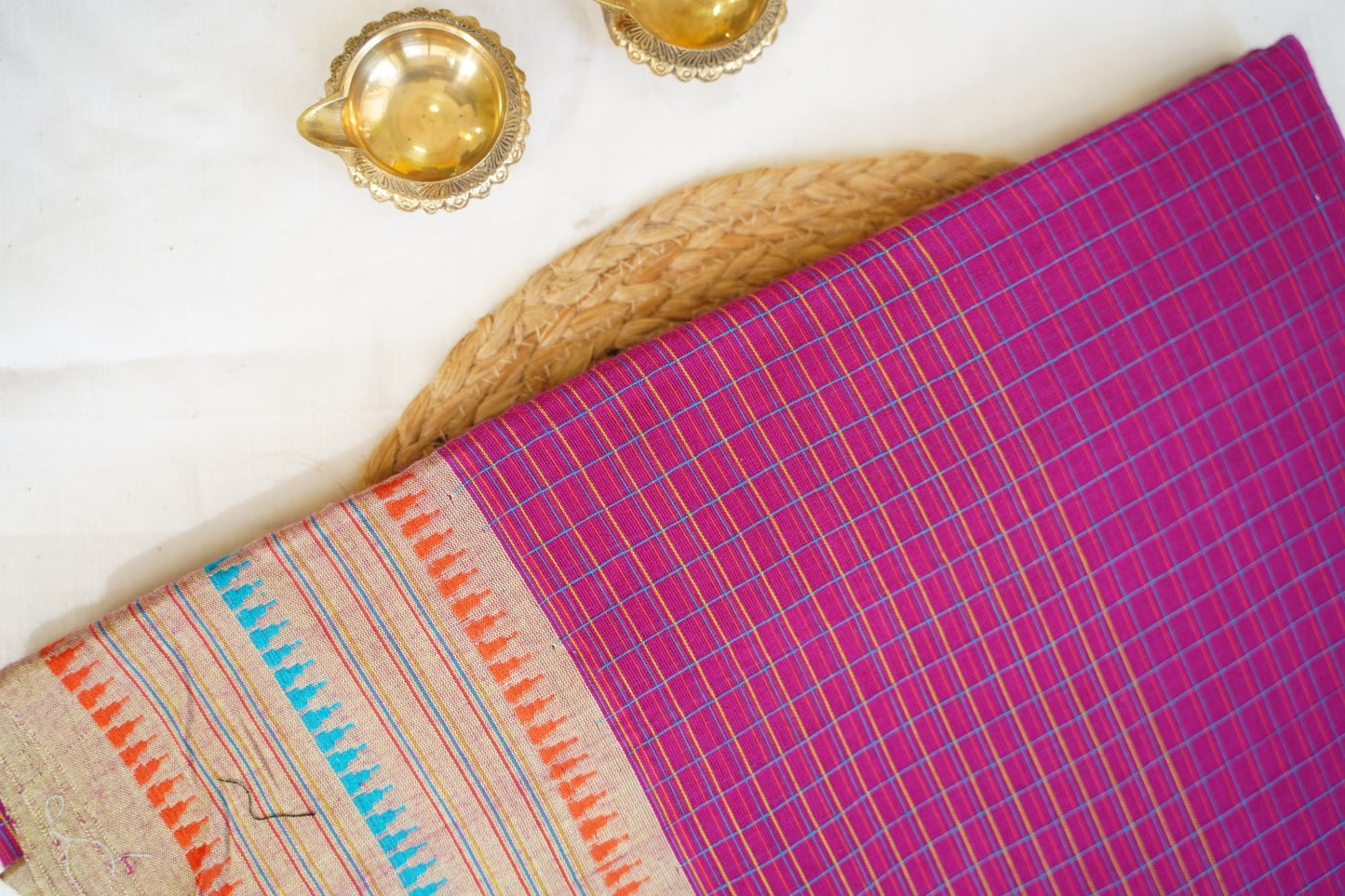 Handloom Cotton Saree PC14220