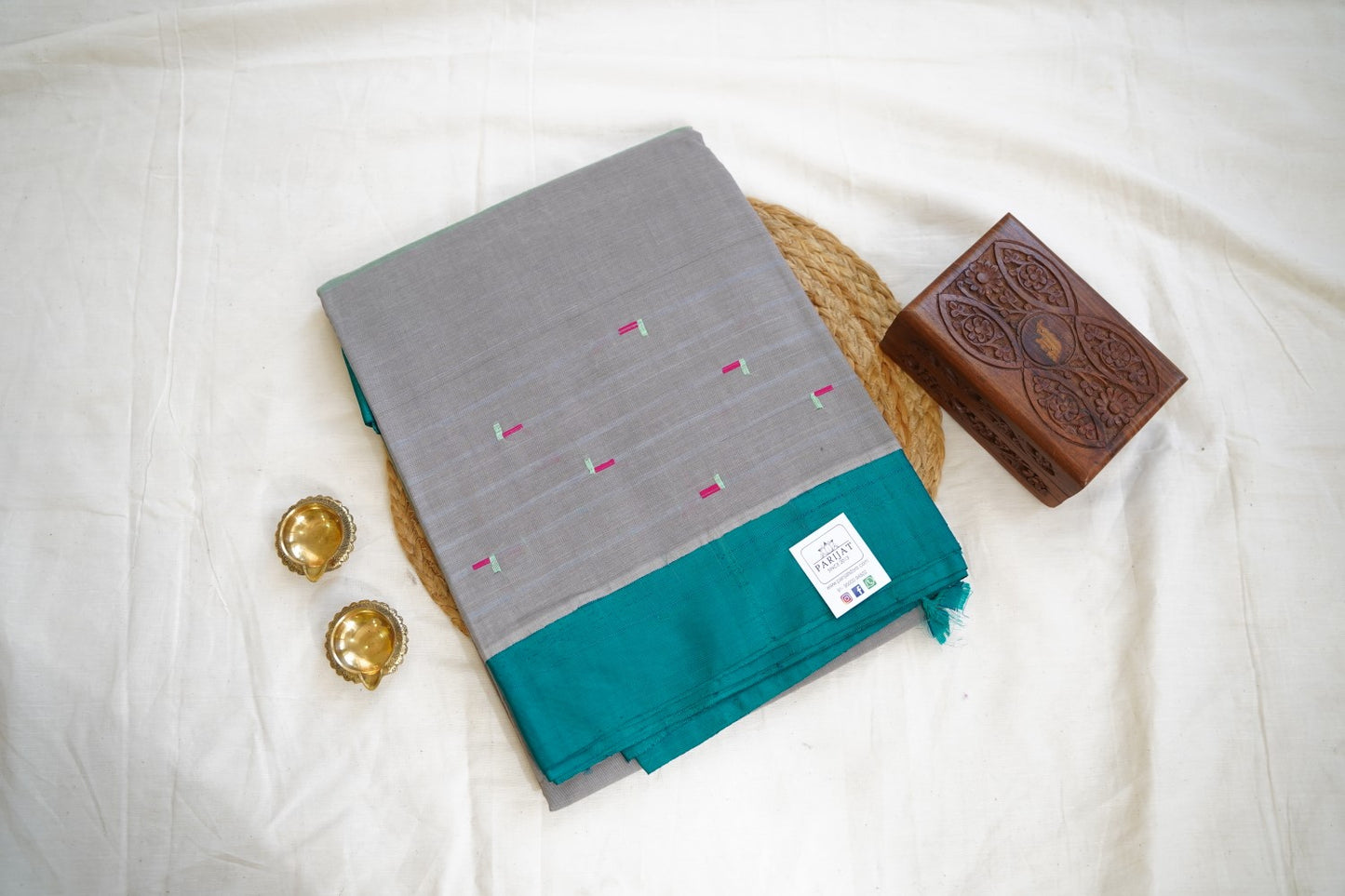 Handloom Cotton Saree PC14217