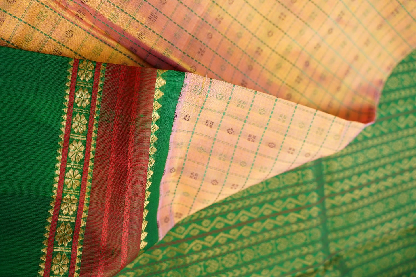 Kanchi Handloom Silk Cotton Saree-PC15726