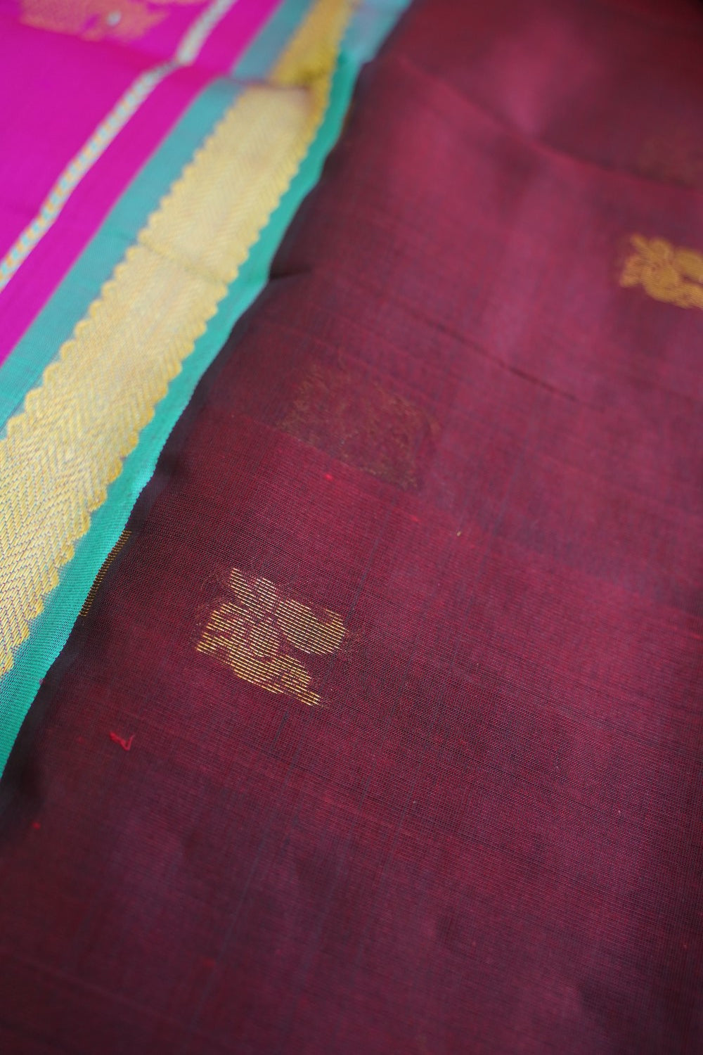 Kanchi Handloom Silk Cotton Saree PC16997