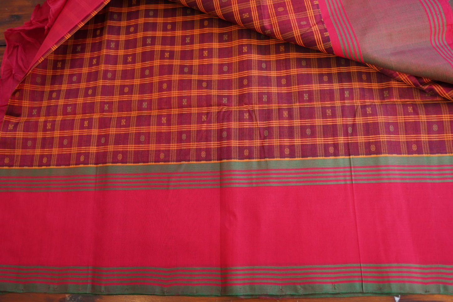 Kanchi Handloom Silk Cotton Saree PC17009