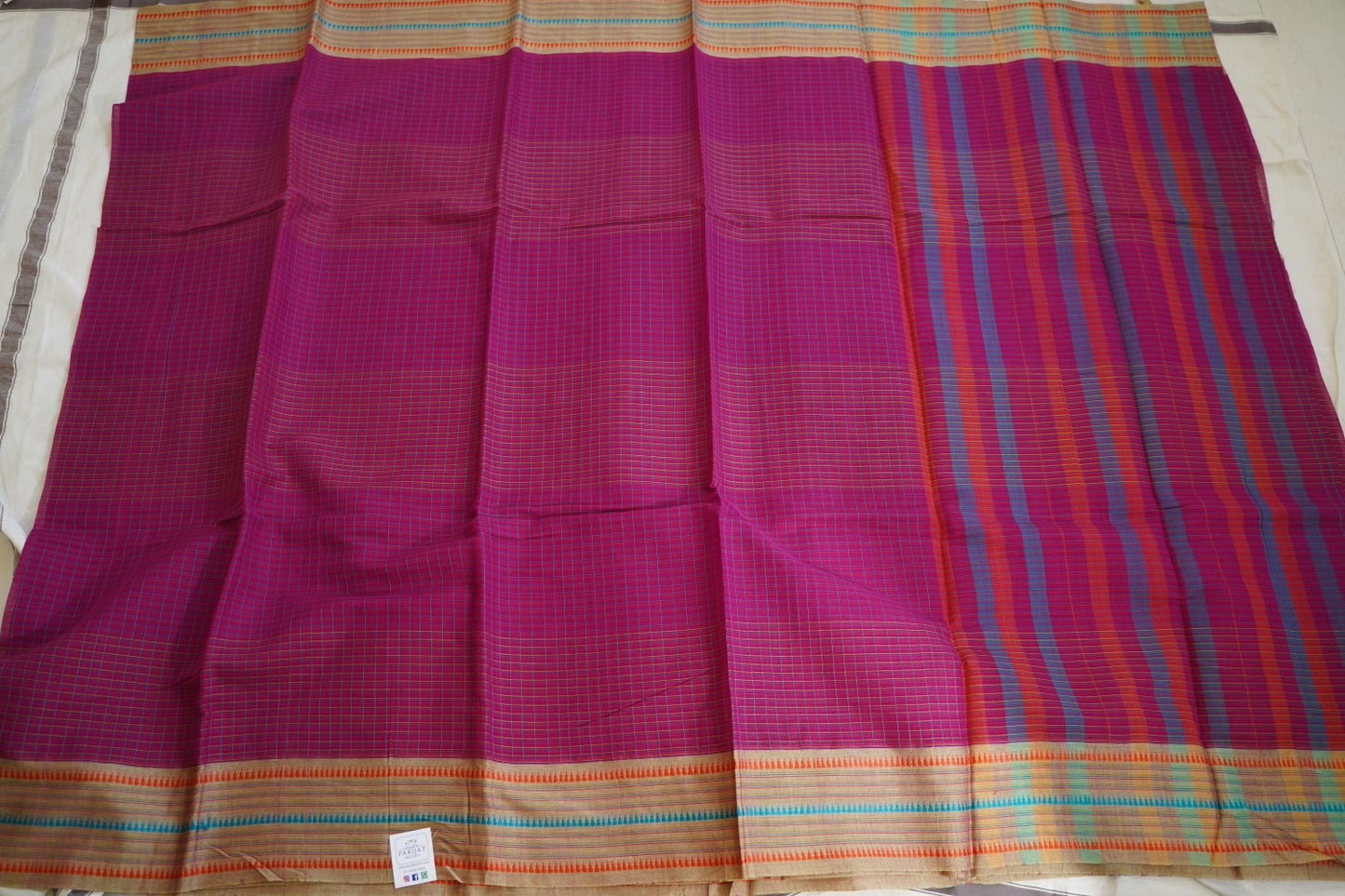 Handloom Cotton Saree PC14220