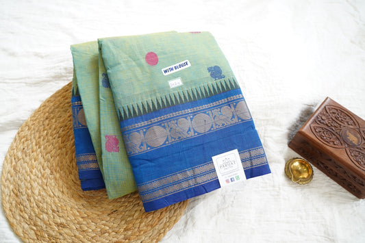 Chettinad handloom Cotton Saree PC15804