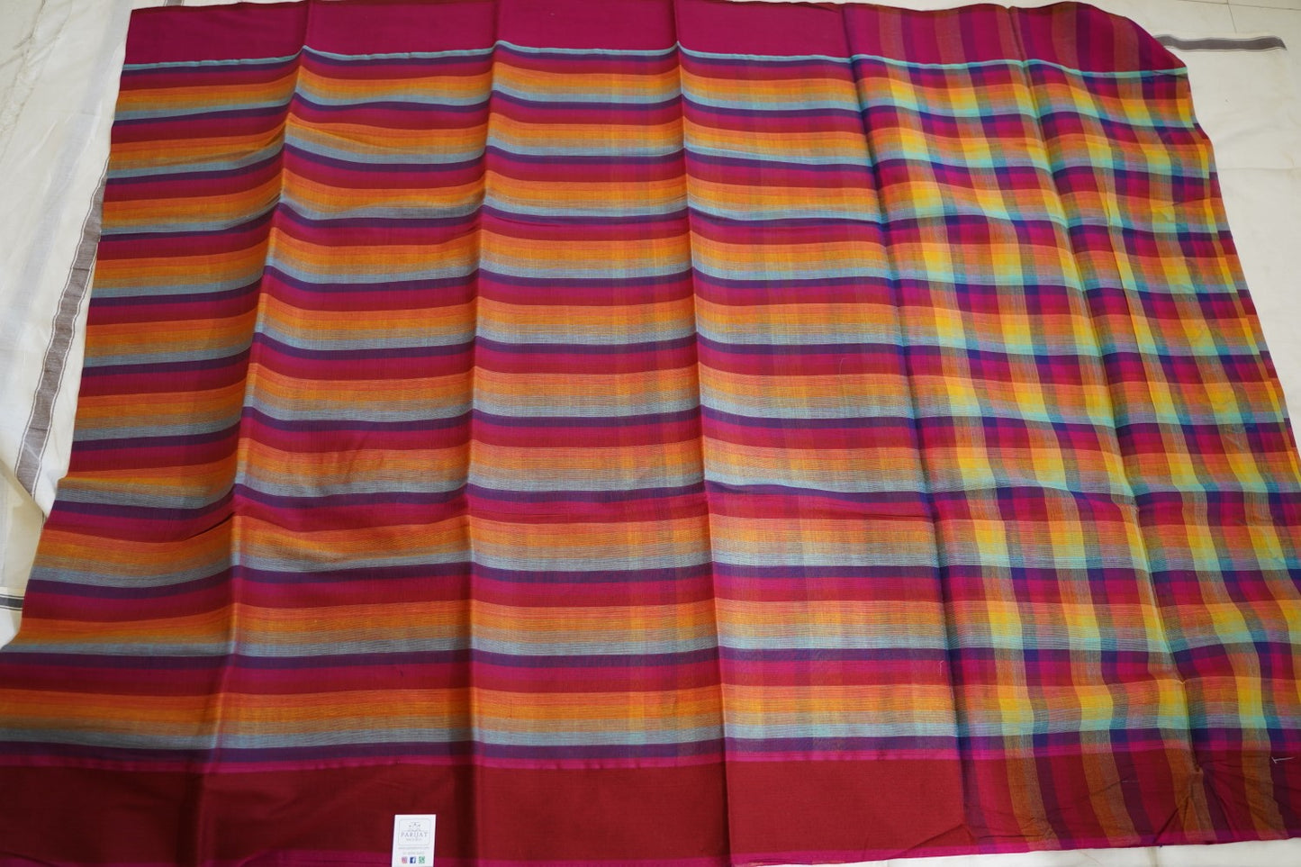 Handloom Cotton Saree PC14224