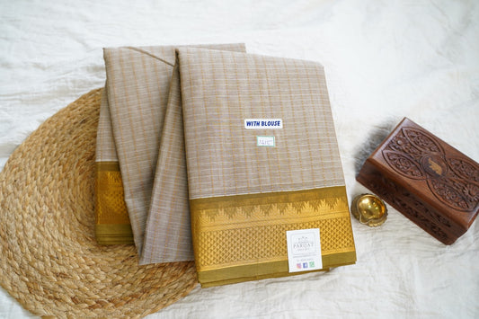 Chettinad handloom Cotton Saree PC15805