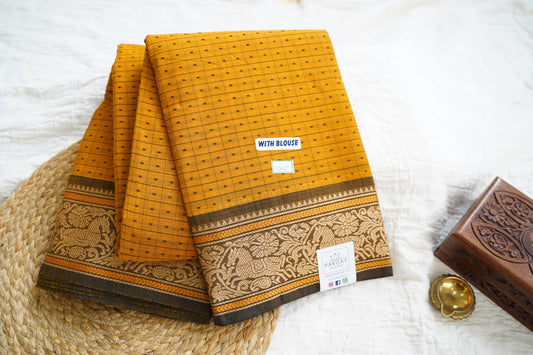 Chettinad handloom Cotton Saree PC15807