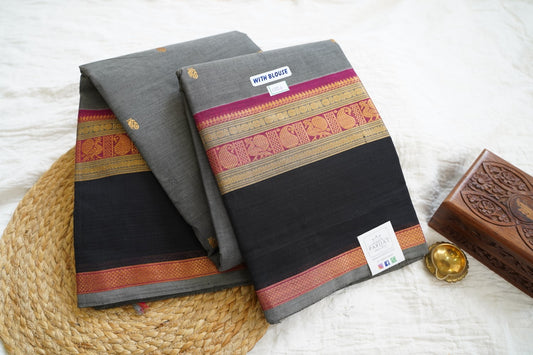 Chettinad handloom Cotton Saree PC15822