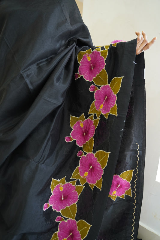 Mangalgiri Silk Cotton Patchwork Saree-PC14114