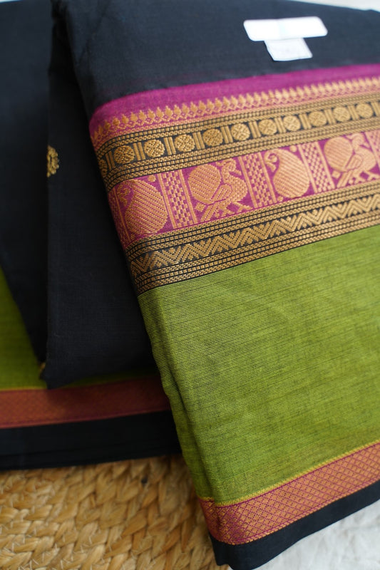 Chettinad handloom Cotton Saree PC15795