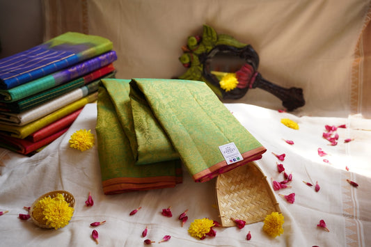 Pure Kanchi Vanasingaram Silk Saree PC12383