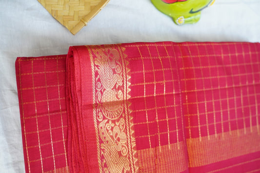 Kanchi Handloom Silk Cotton Saree PC17056