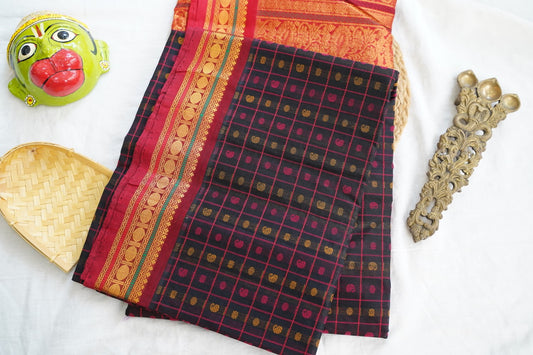 Kanchi Handloom Silk Cotton Saree PC17022
