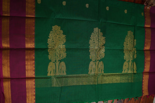Chettinad handloom Cotton Saree PC15817