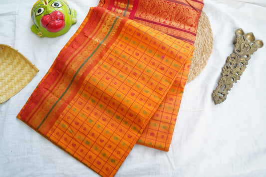 Kanchi Handloom Silk Cotton Saree PC17029