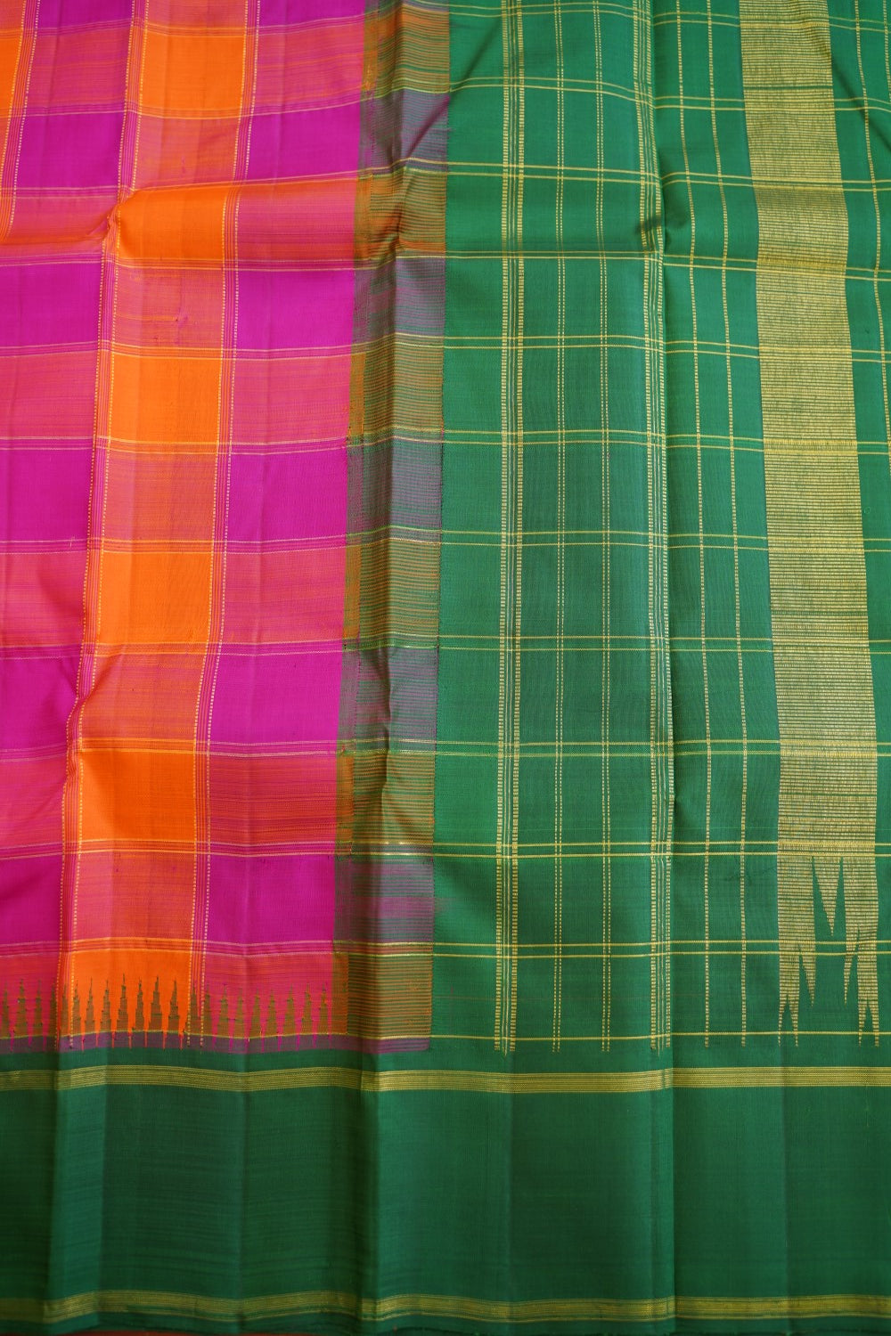 Black Jari Jamdani Ponduru handloom Cotton Saree PC10114