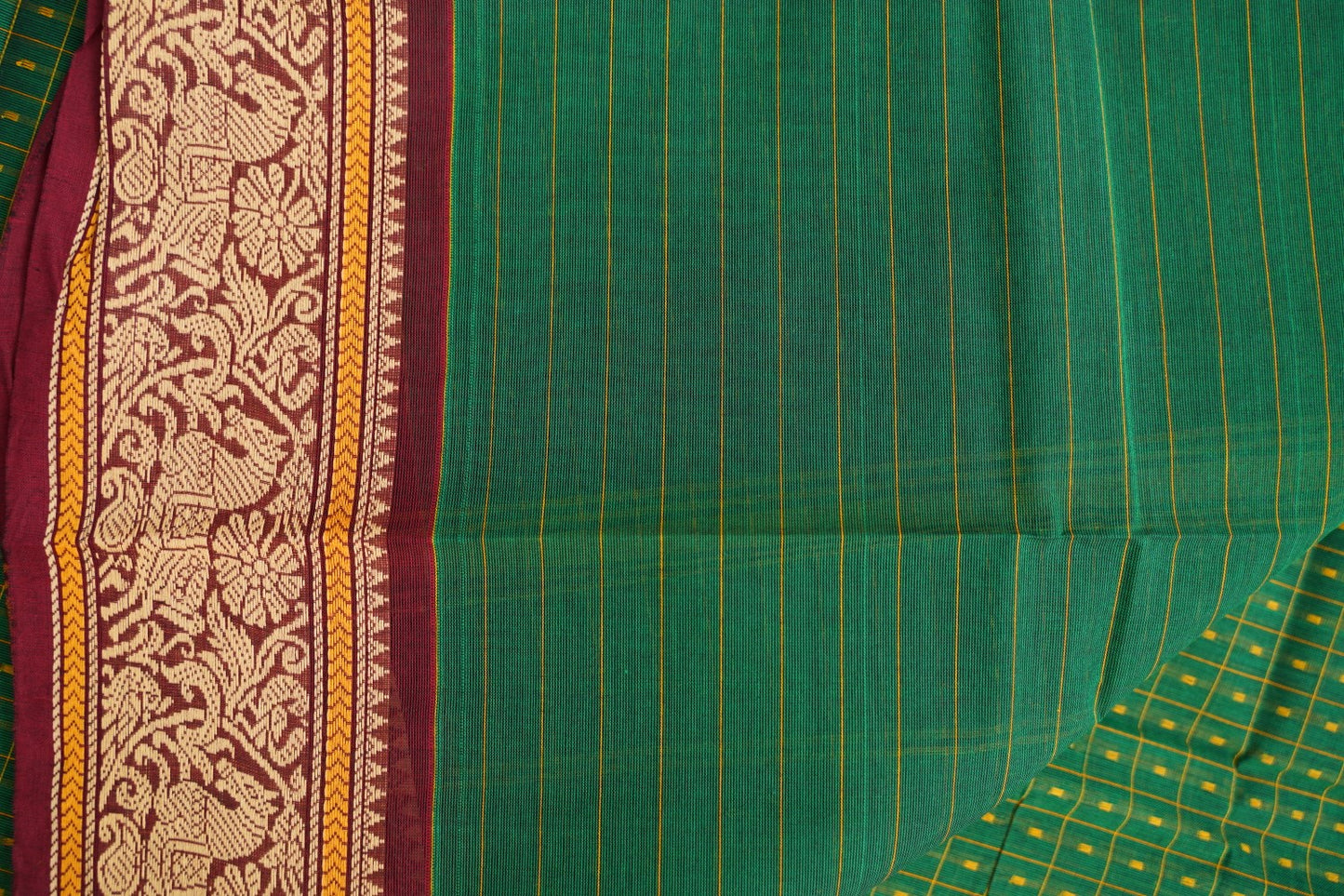 Chettinad handloom Cotton Saree PC15812