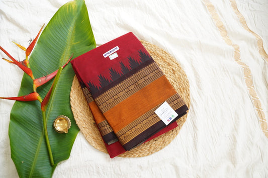 Chettinad handloom Cotton Saree PC15940