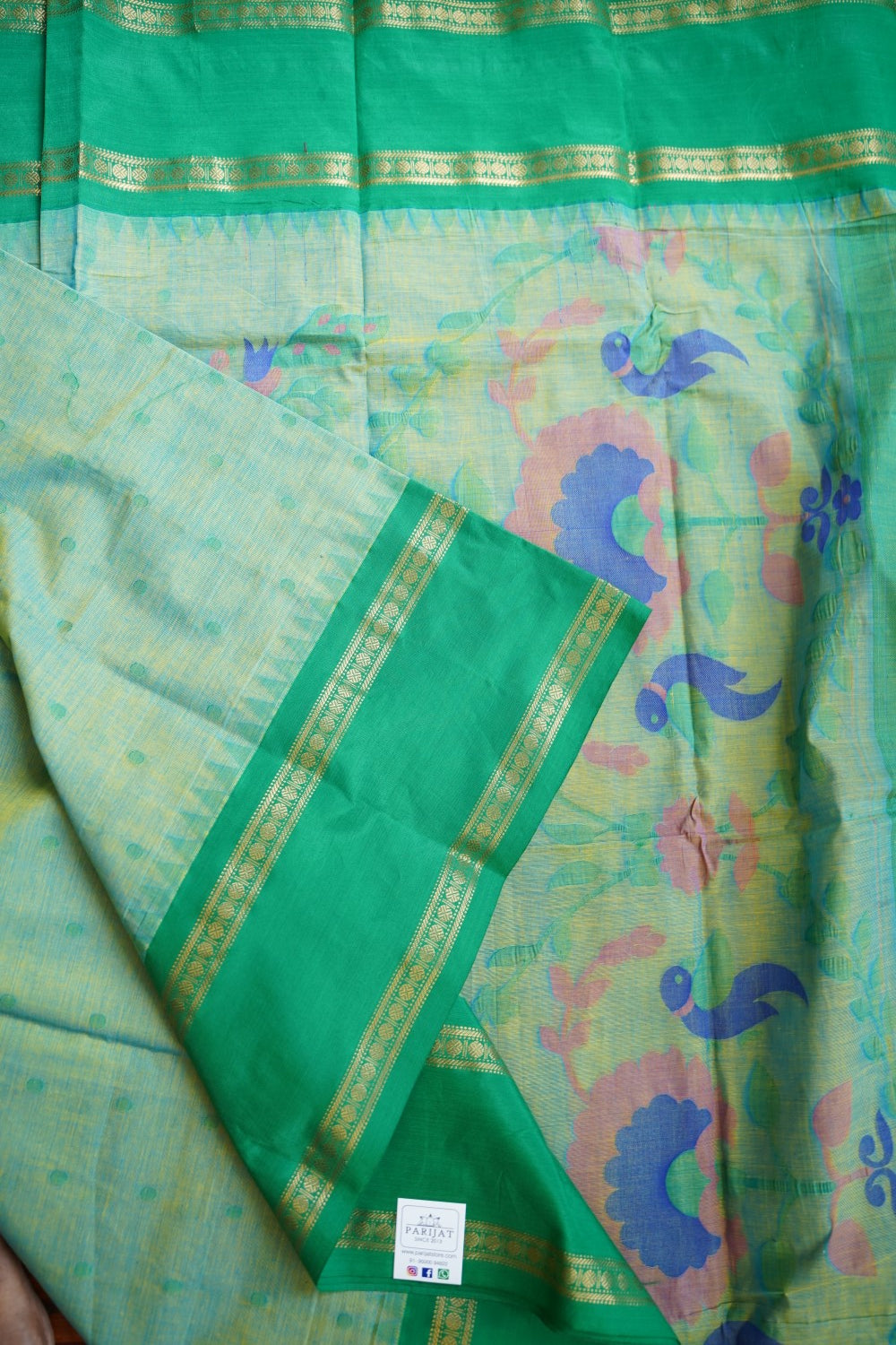 Onion Pink Vanasingaram Pure Kanchi Silk Saree PC10130