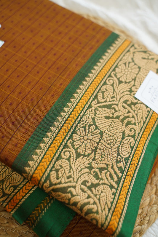 Chettinad handloom Cotton Saree PC15935