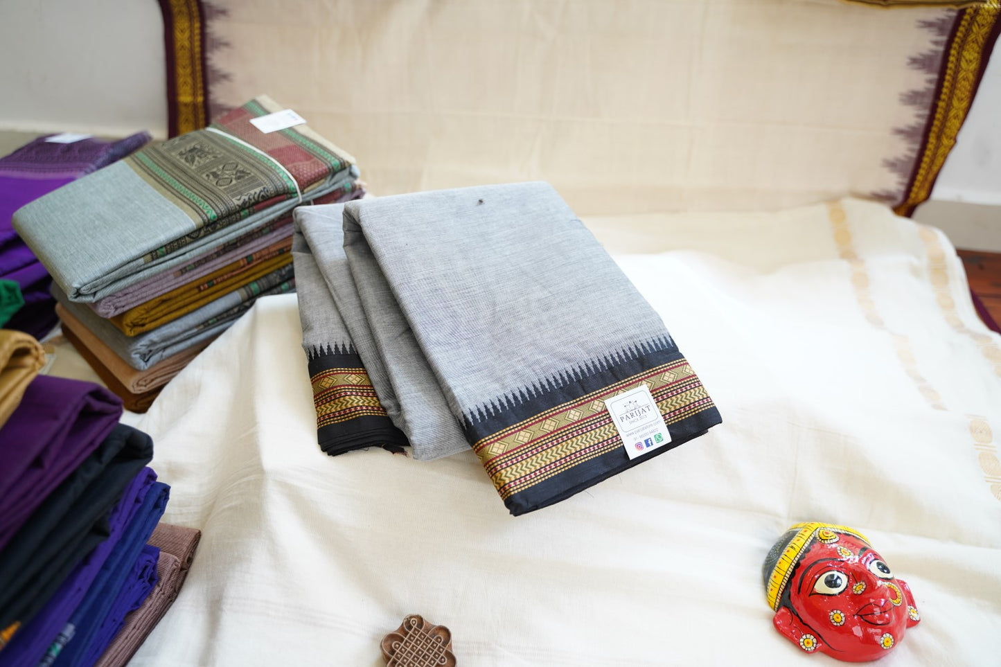 Chettinad handloom Cotton Saree PC13397