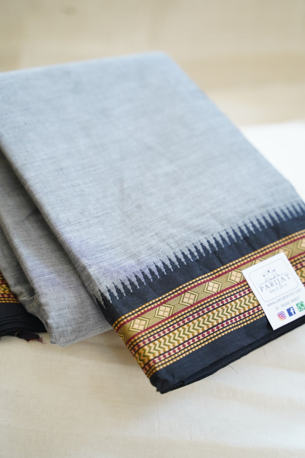 Chettinad handloom Cotton Saree PC13397
