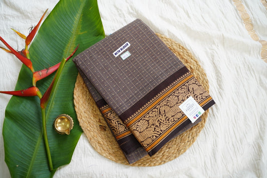 Chettinad handloom Cotton Saree PC15948