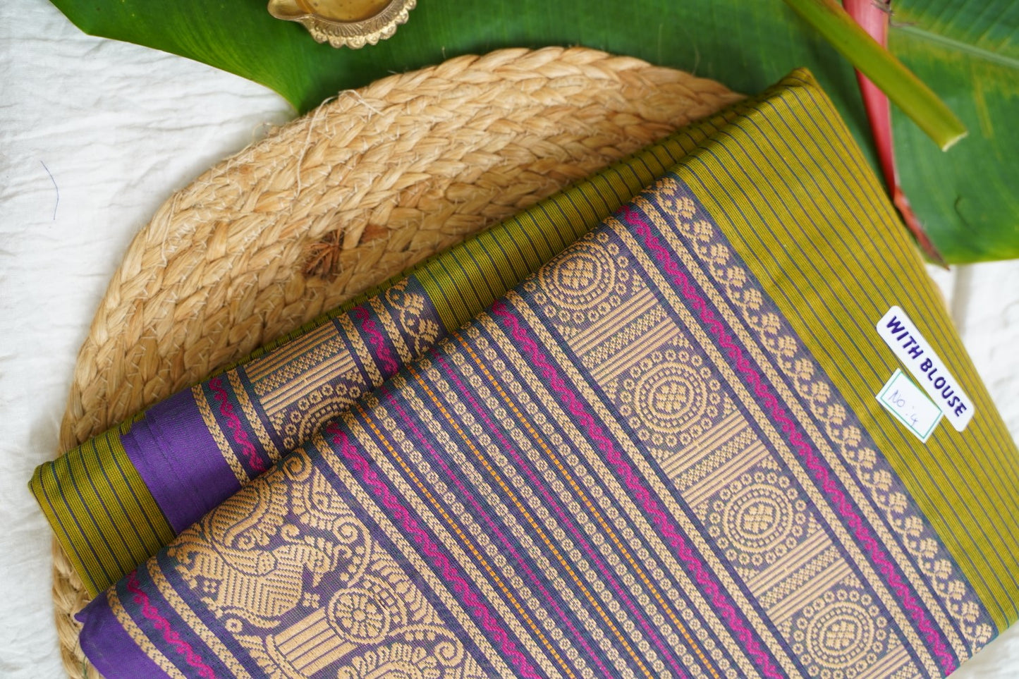 Chettinad handloom Cotton Saree PC15926