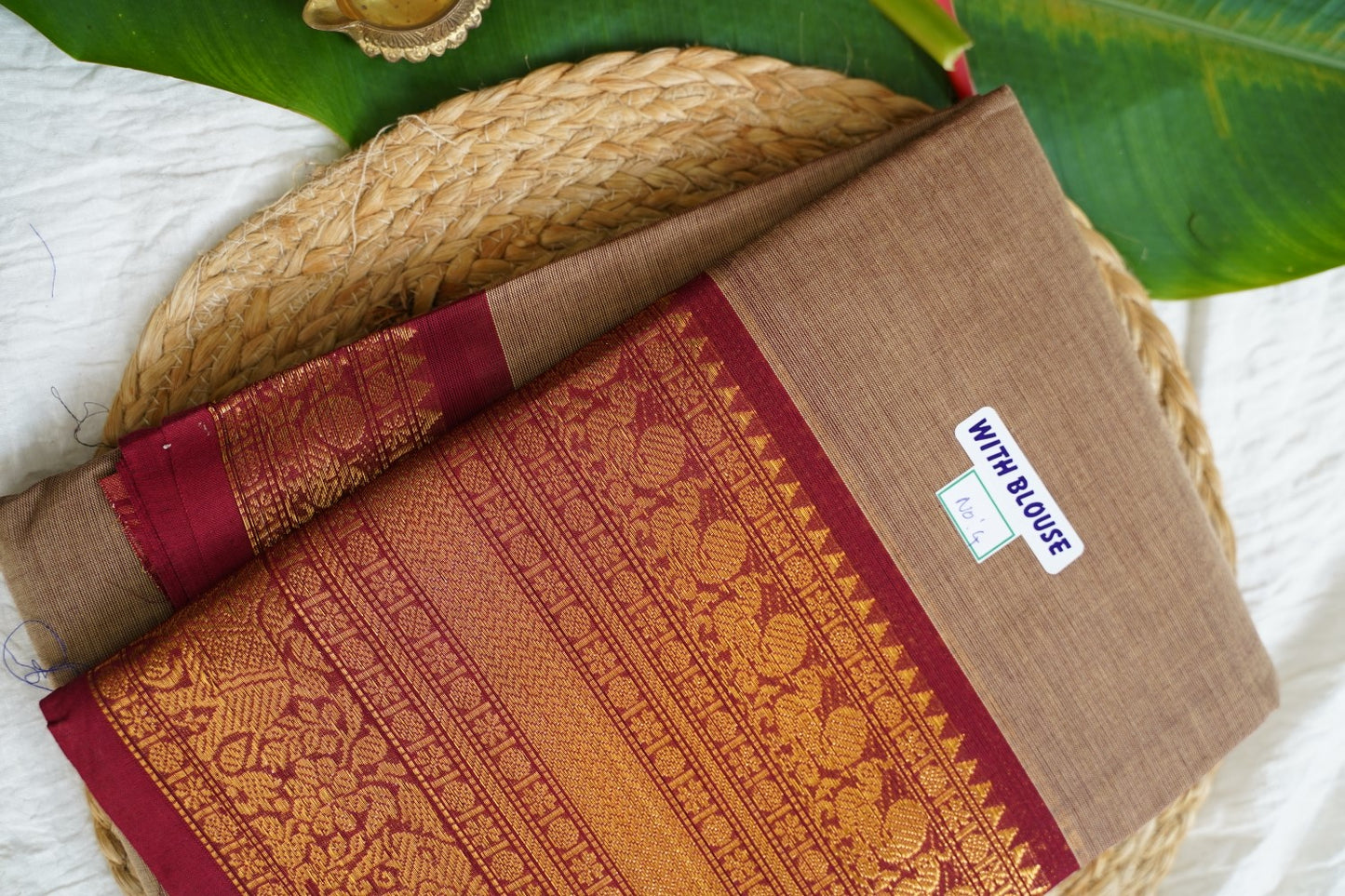 Chettinad handloom Cotton Saree PC15836